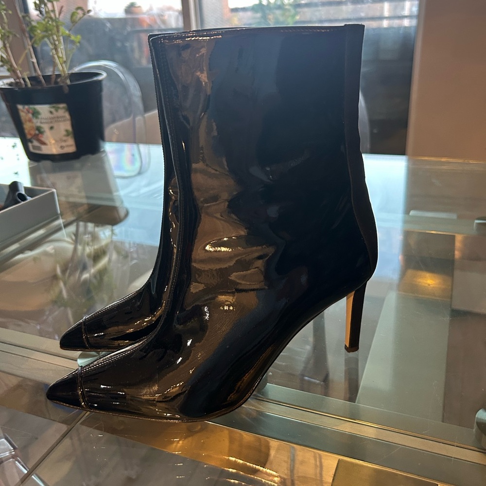 85mm Mirea Giuseppe Zanotti Black Heeled Boots - Picture 6 of 13